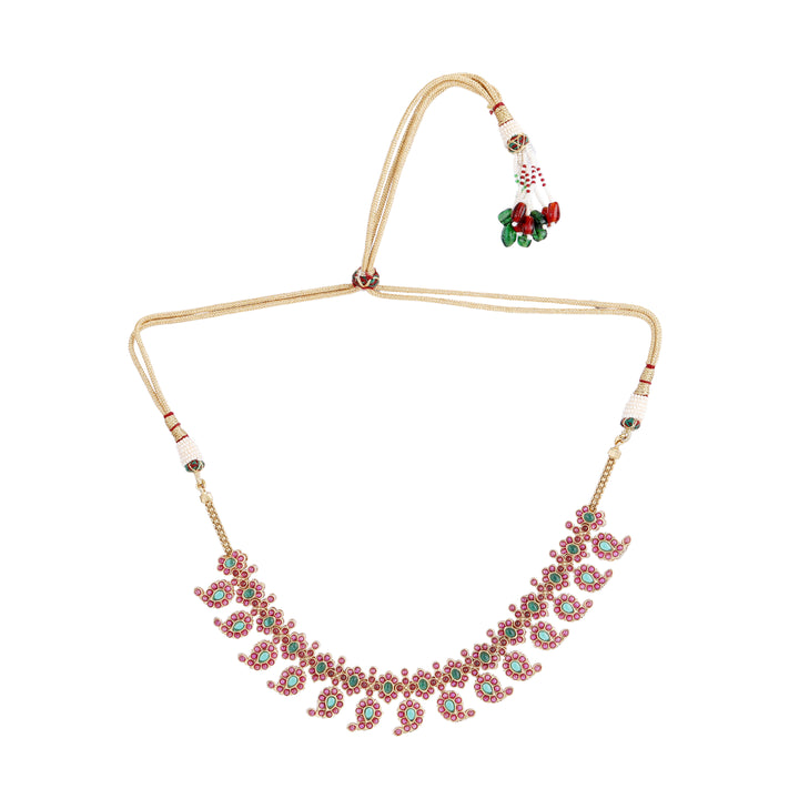 22k Gold Plated Kanchan Haripriya Necklace Set