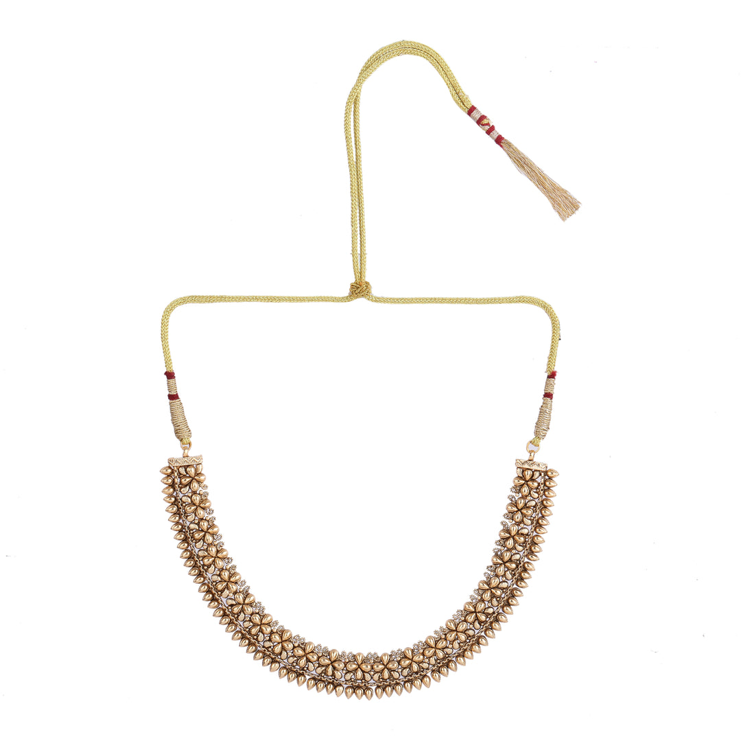 22k Gold Plated Kanchan Indrani Necklace Set