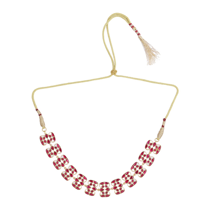 22k Gold Plated Kanchan Kalavati Necklace Set