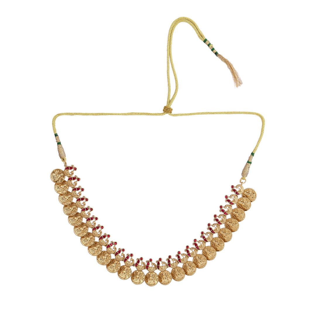 22k Gold Plated Kanchan Lajwanti Necklace Set