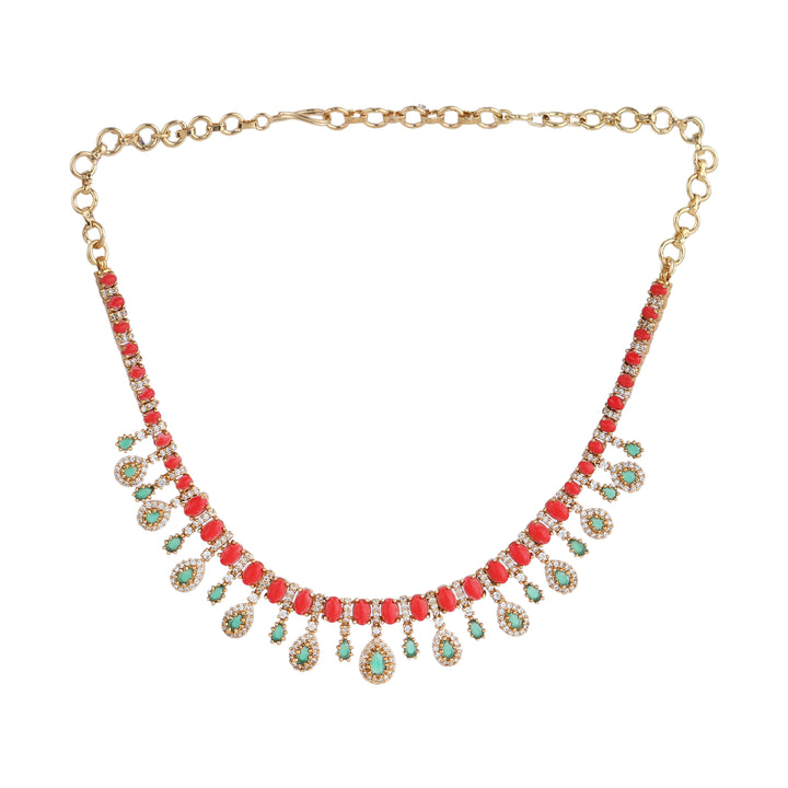 22k Gold Plated Kanchan Nirmala Necklace Set