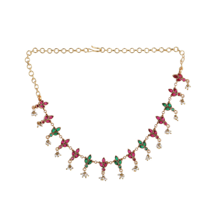 22k Gold Plated Kanchan Priyadarshini Necklace Set