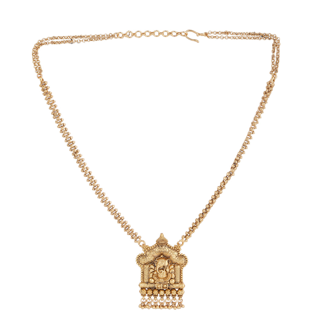 22k Gold Plated Kanchan Aruna Necklace Set