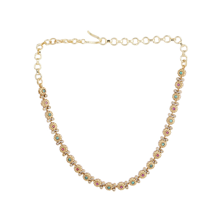22k Gold Plated Kanchan Shantidevi Necklace Set