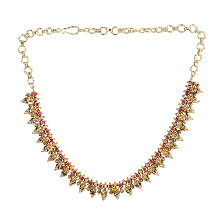 22k Gold Plated Kanchan Sharmishtha Necklace Set