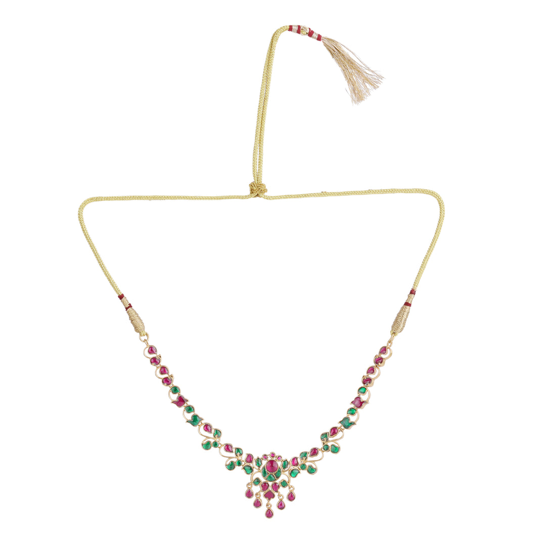 22k Gold Plated Kanchan Dhanvi Necklace Set