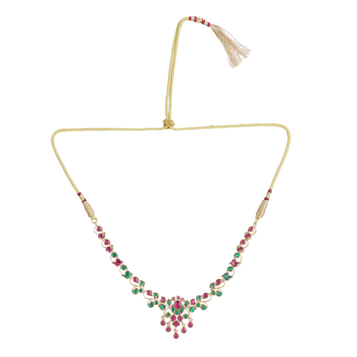 22k Gold Plated Kanchan Dhanvi Necklace Set