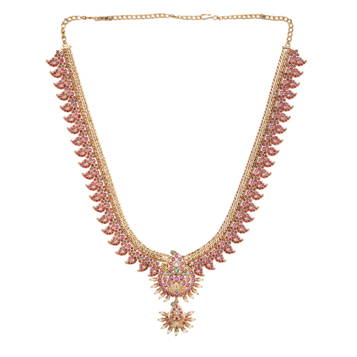 22k Gold Plated Kanchan Aishwarya Necklace Set