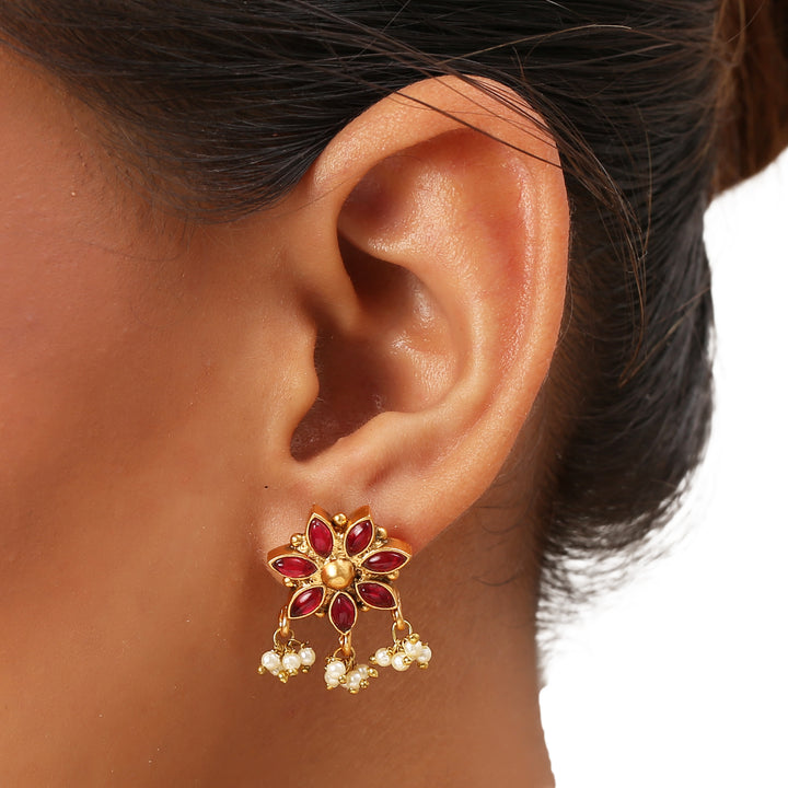 22k Gold Plated Kanchan Gauravi Necklace Set
