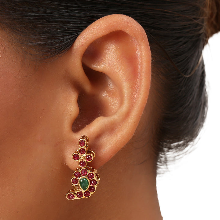 22k Gold Plated Kanchan Haripriya Necklace Set