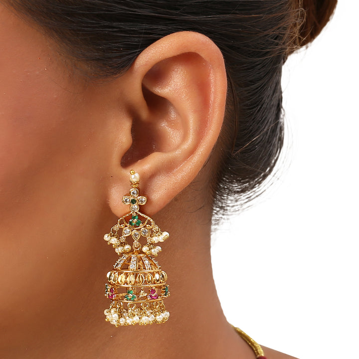 22k Gold Plated Kanchan Kanchali Necklace Set