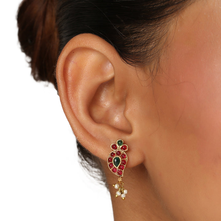 22k Gold Plated Kanchan Anupama Necklace Set