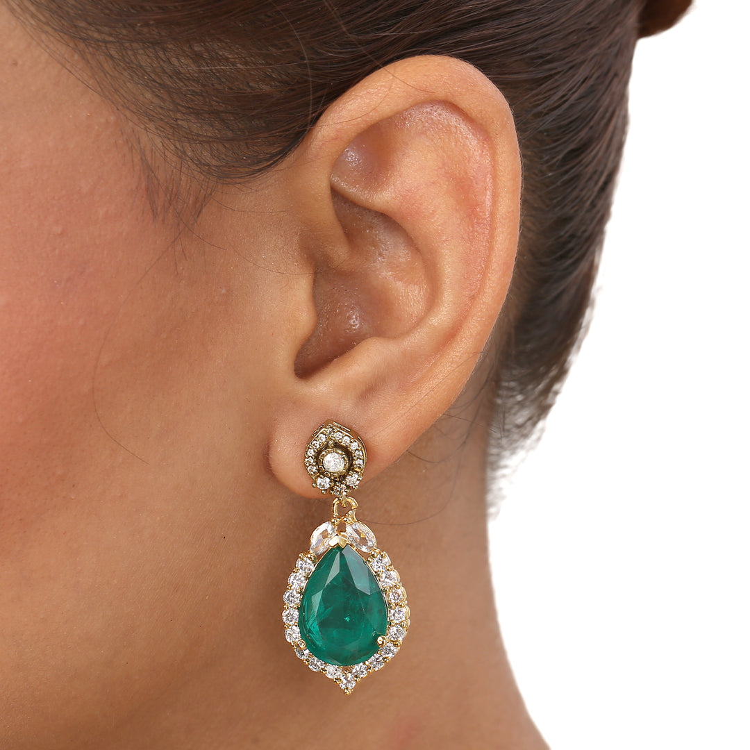 22k Gold Plated Sampada Manikarnika Pendant set