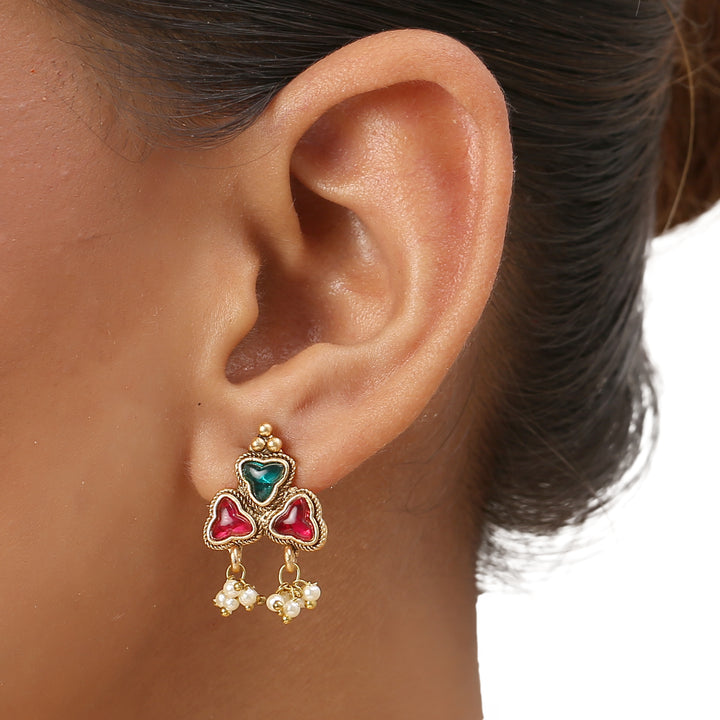 22k Gold Plated Kanchan Nageshwari Necklace Set