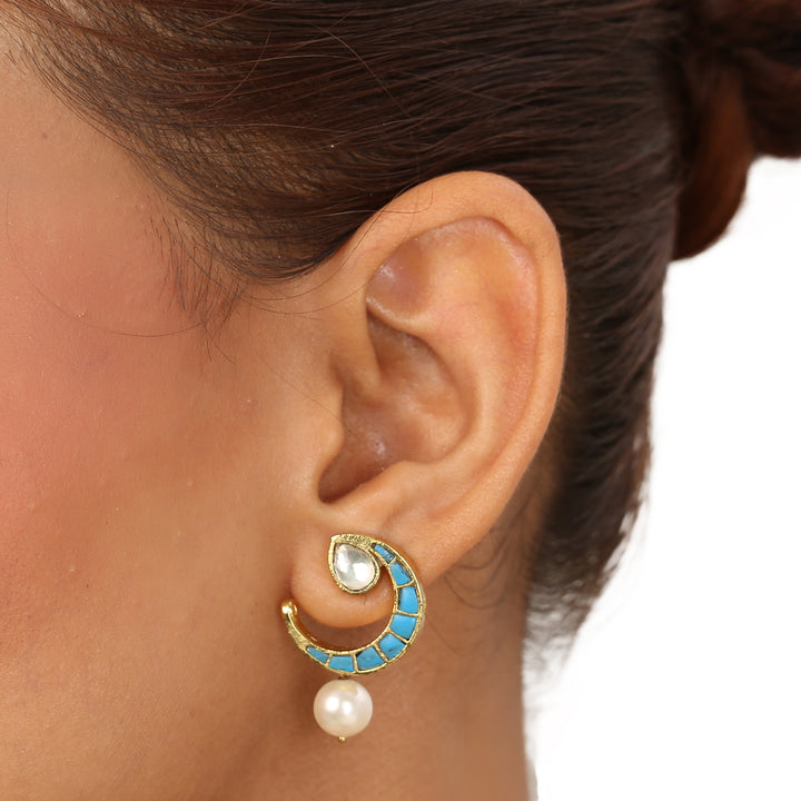 22k Gold Plated Sampada Divyangi Necklace set