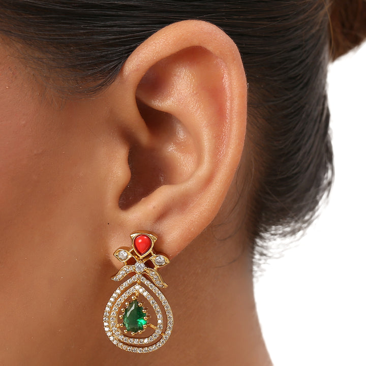 22k Gold Plated Kanchan Pramila Necklace Set