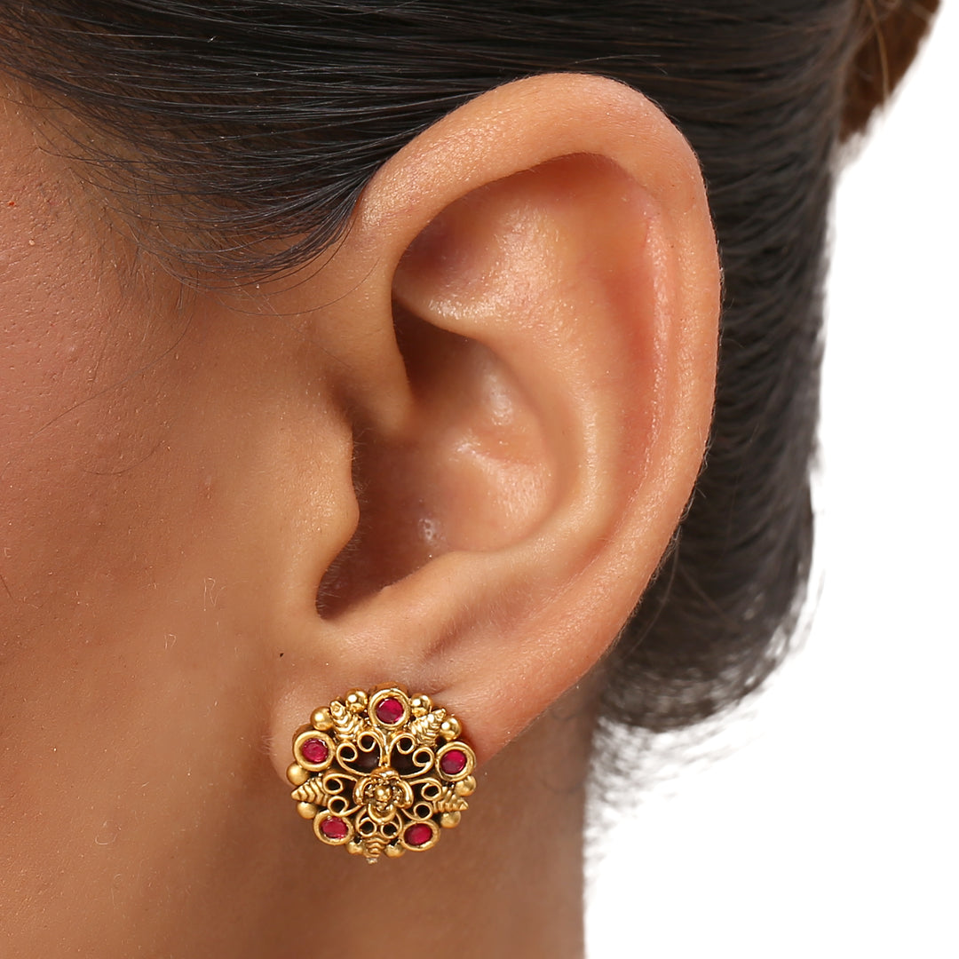 22k Gold Plated Kanchan Sharmishtha Necklace Set