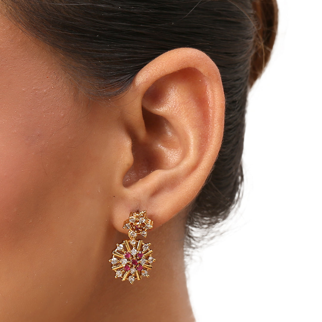 22k Gold Plated Kanchan Taravali Necklace Set