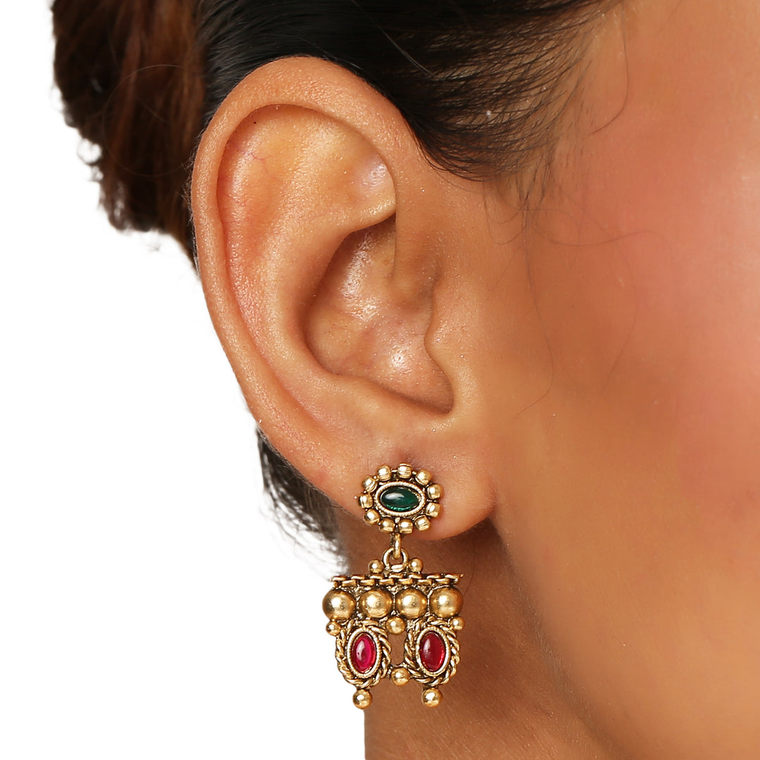 22k Gold Plated Kanchan Bhanupriya Necklace Set