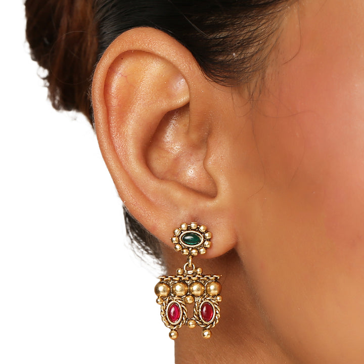 22k Gold Plated Kanchan Bhanupriya Necklace Set
