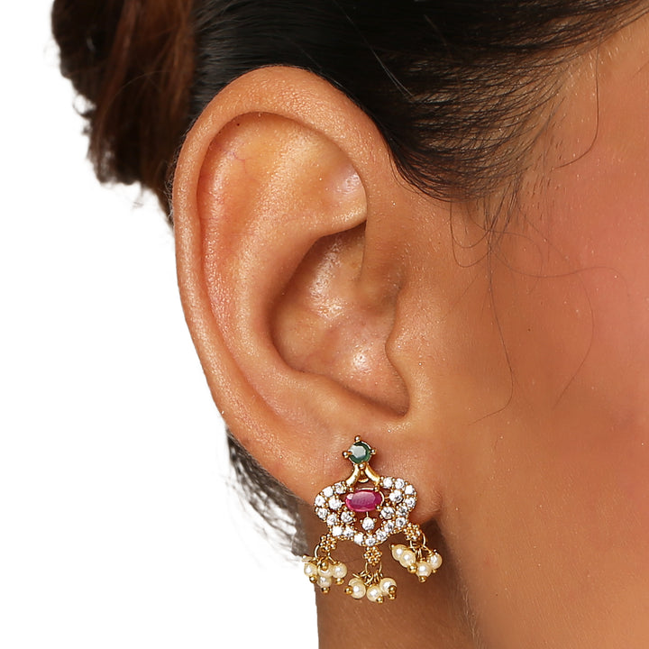 22k Gold Plated Kanchan Devashree Necklace Set