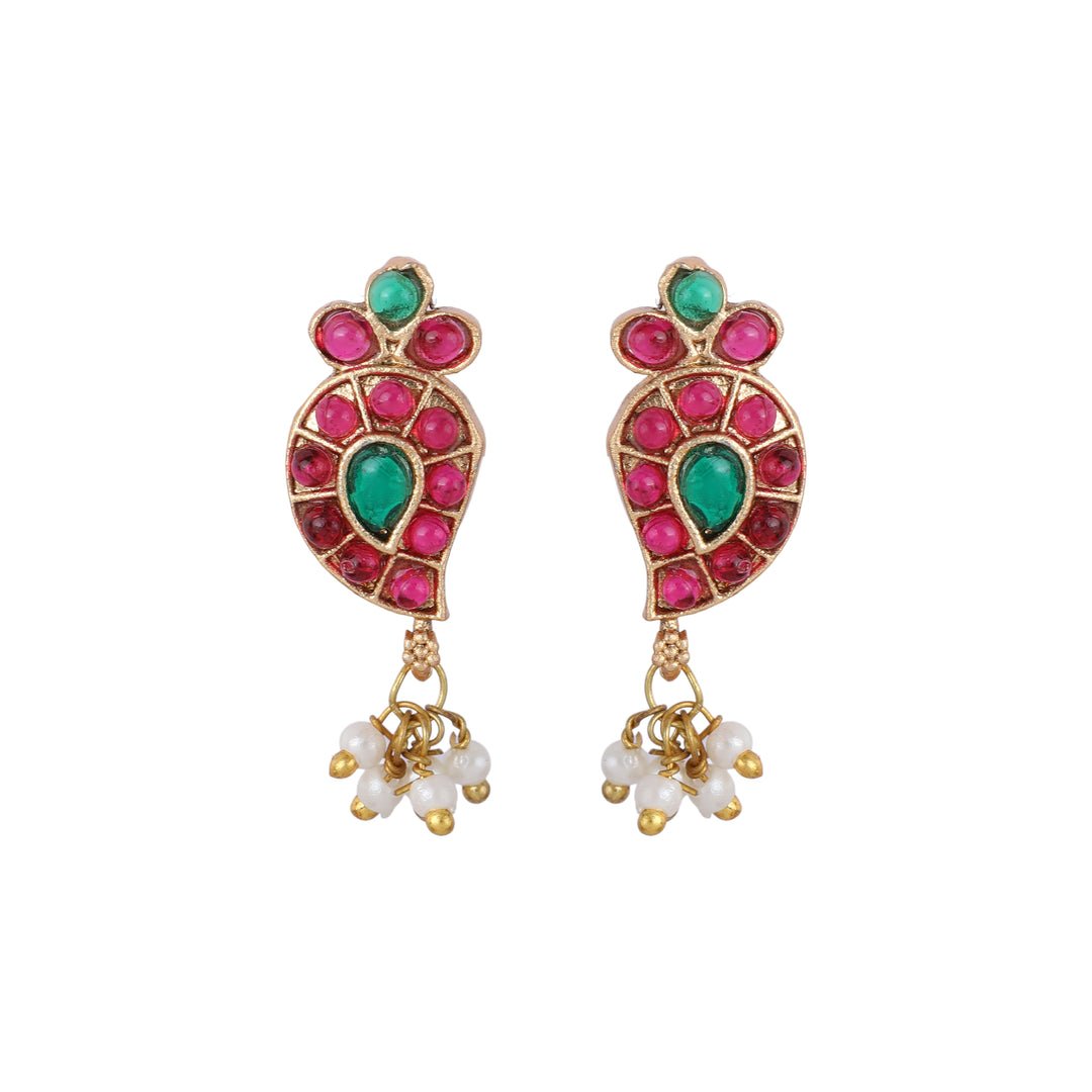 22k Gold Plated Kanchan Anupama Necklace Set