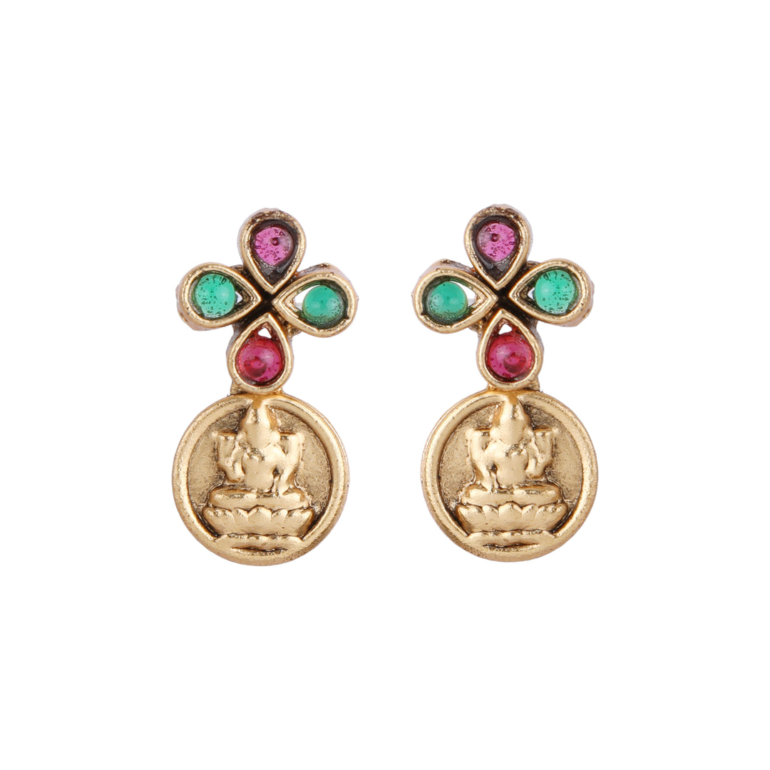 22k Gold Plated Kanchan Kasturi Necklace Set