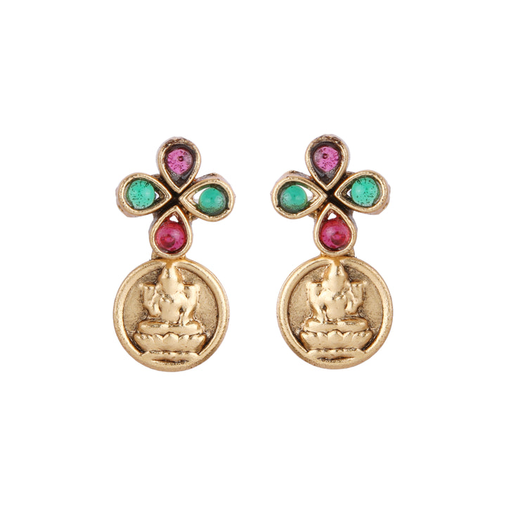 22k Gold Plated Kanchan Kasturi Necklace Set
