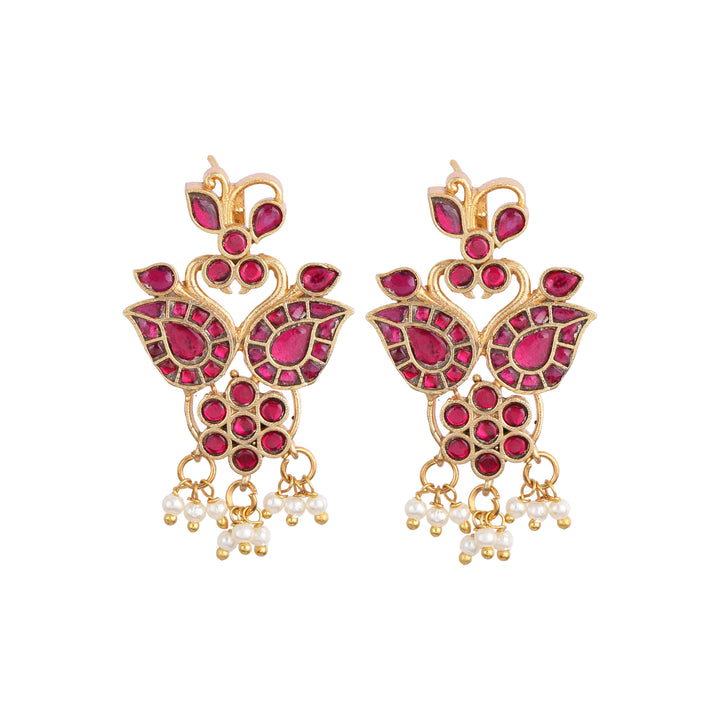 22k Gold Plated Kanchan Lalita Necklace Set