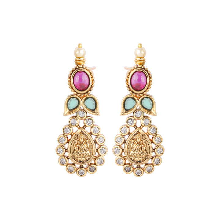 22k Gold Plated Kanchan Meghamala Necklace Set