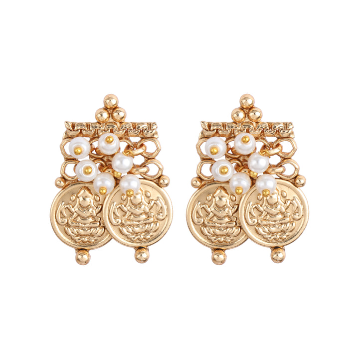 22k Gold Plated Kanchan Aparna Necklace Set