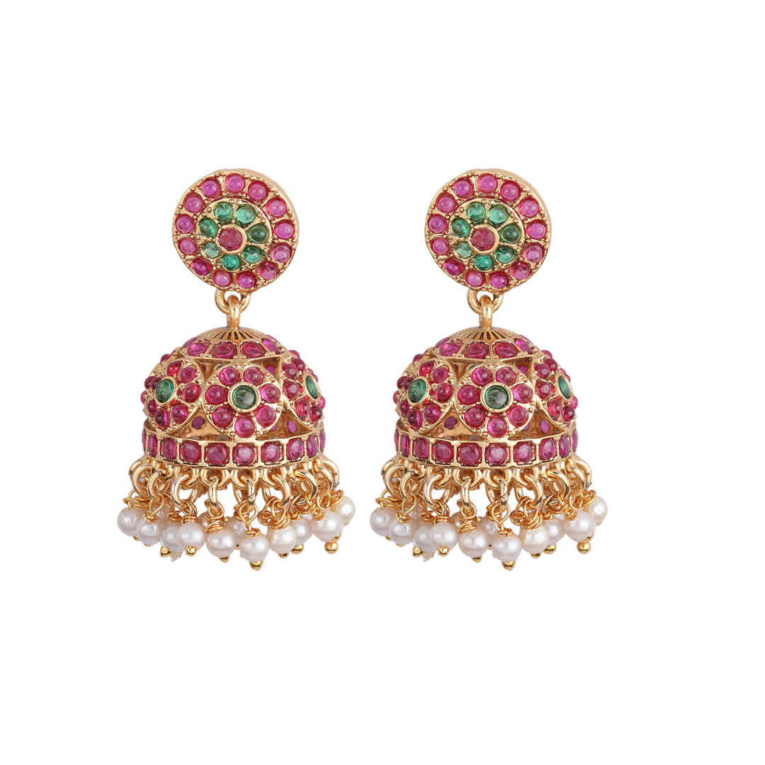 22k Gold Plated Kanchan Padmalini Necklace Set