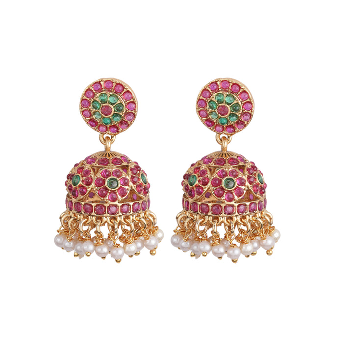 22k Gold Plated Kanchan Padmalini Necklace Set