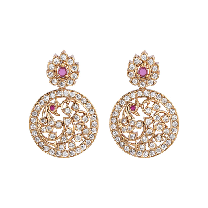 22k Gold Plated Kanchan Ratnamala Necklace Set
