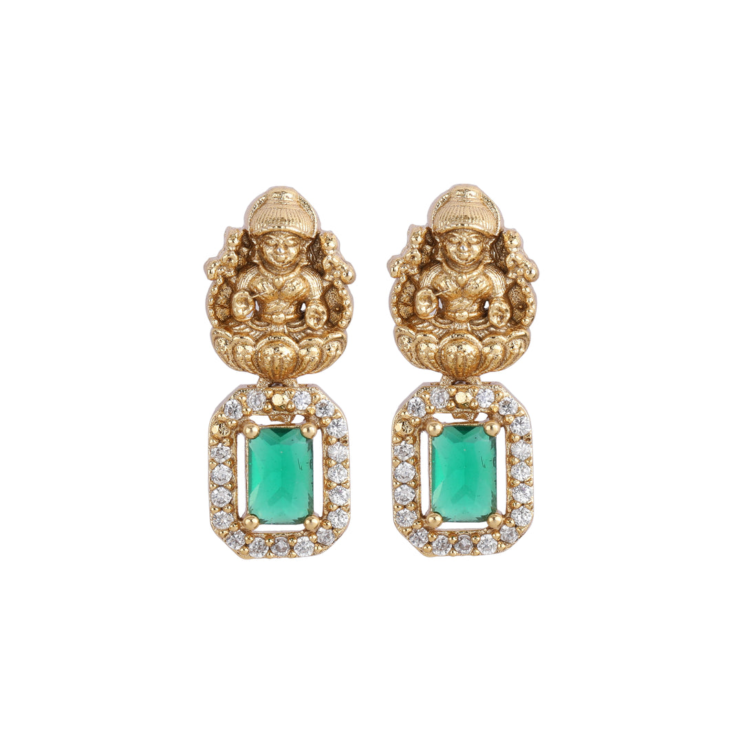 22k Gold Plated Kanchan Rohini Necklace Set