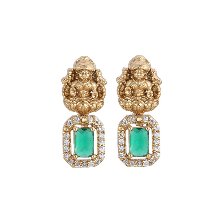 22k Gold Plated Kanchan Rohini Necklace Set