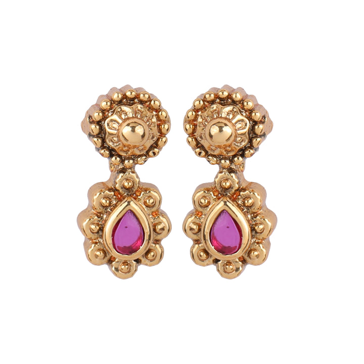 22k Gold Plated Kanchan Varalakshmi Necklace Set