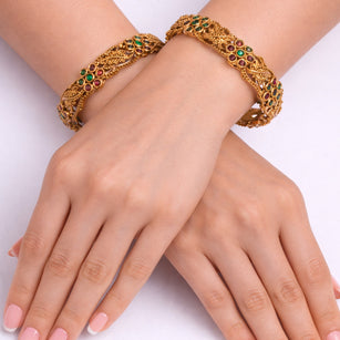 22k Gold Plated Kangan Ruvina Bangle
