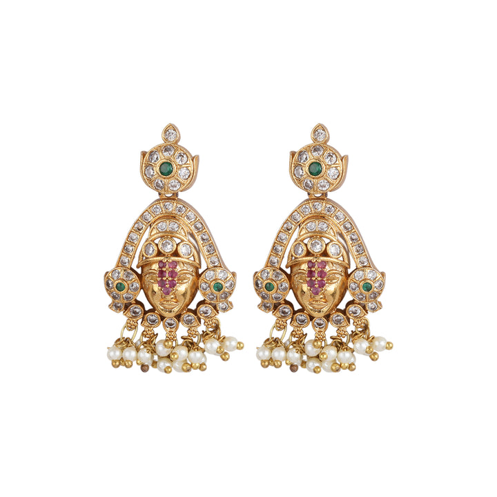 22k Gold Plated Kanchan Chitra Necklace Set