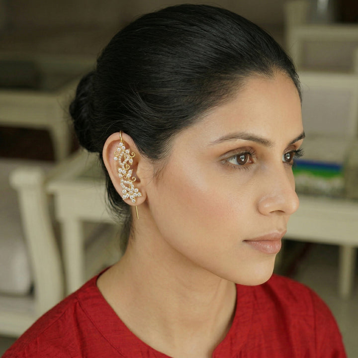22k Gold Plated Ishira Rajsi Earpin