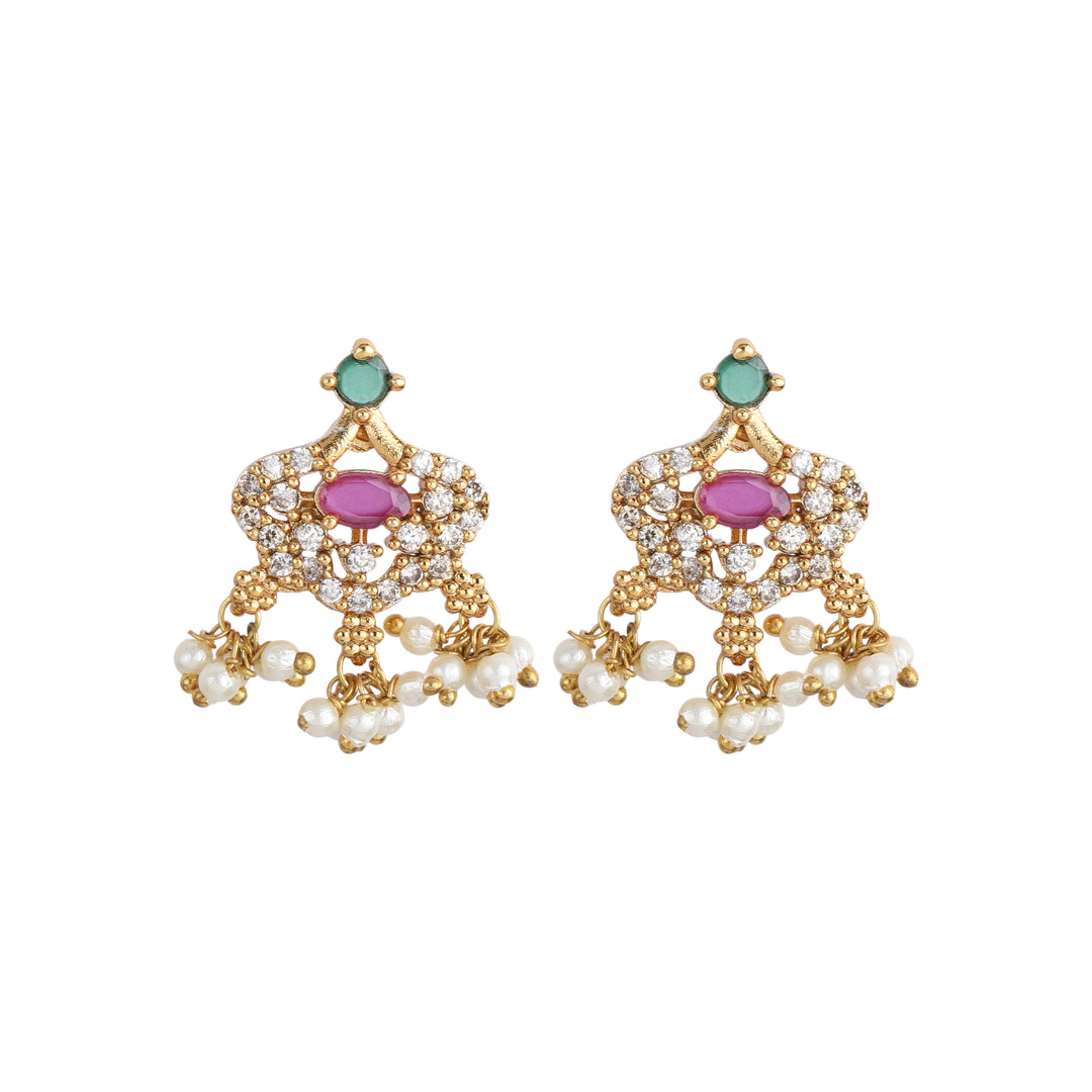 22k Gold Plated Kanchan Devashree Necklace Set