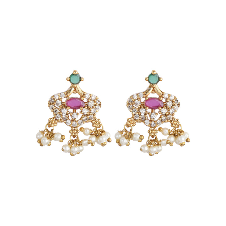 22k Gold Plated Kanchan Devashree Necklace Set