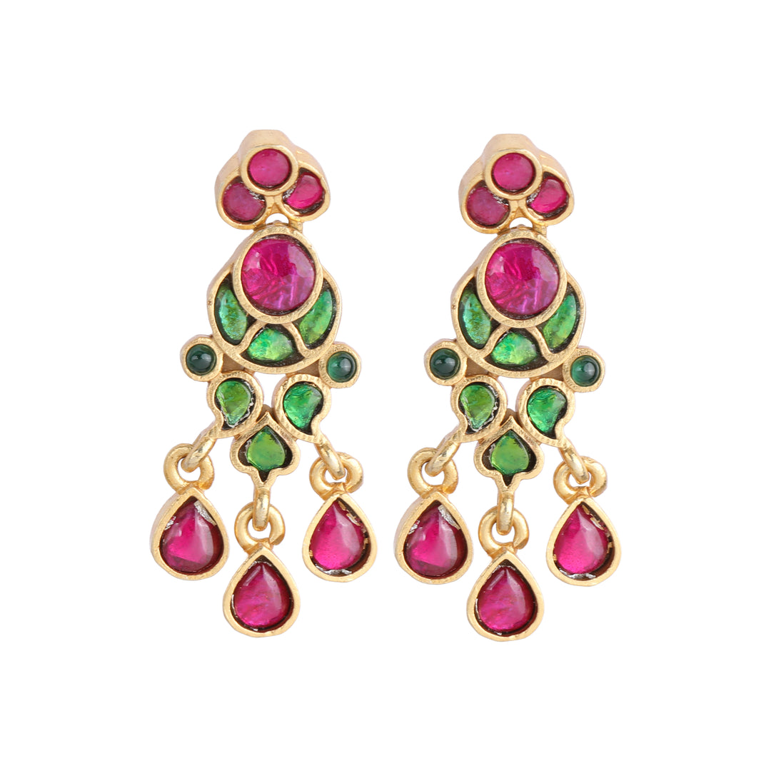 22k Gold Plated Kanchan Dhanvi Necklace Set