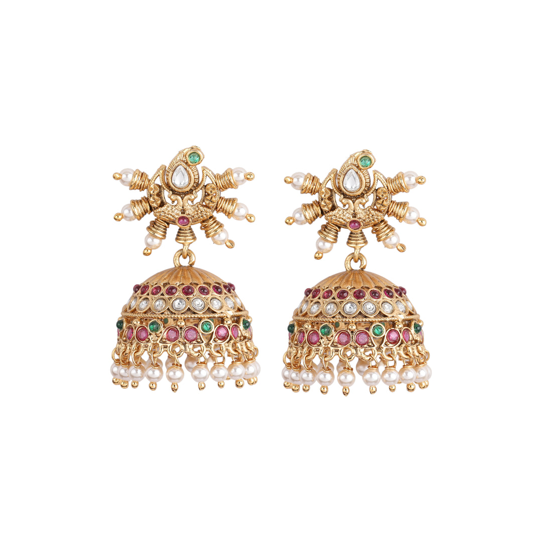22k Gold Plated Kanchan Aishwarya Necklace Set