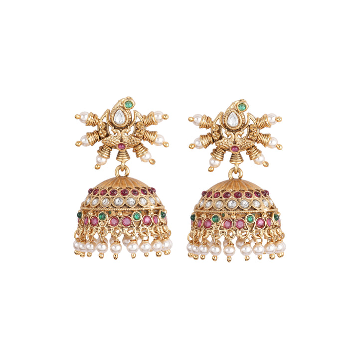 22k Gold Plated Kanchan Aishwarya Necklace Set