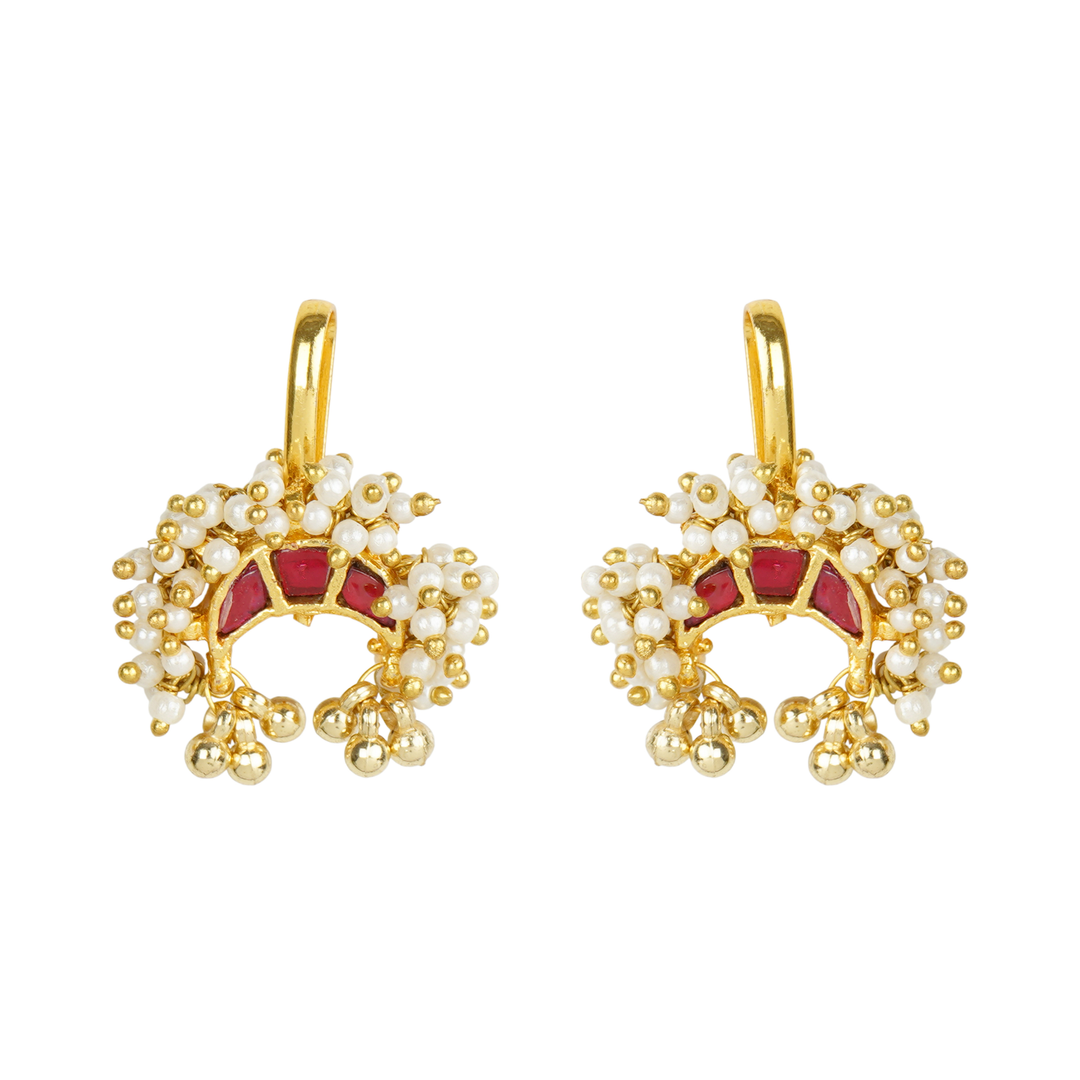 22k Gold Plated Karnika Alaya Earcuff