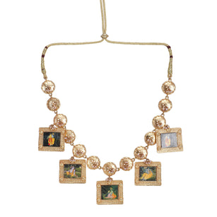Leela 22k Gold Plated Necklace Set