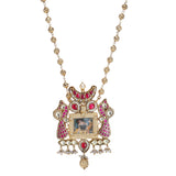 Pichwai Srinath Ji 22k Gold Plated Necklace Set
