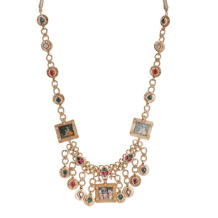 Pichwai Mitali 22k Gold Plated Necklace