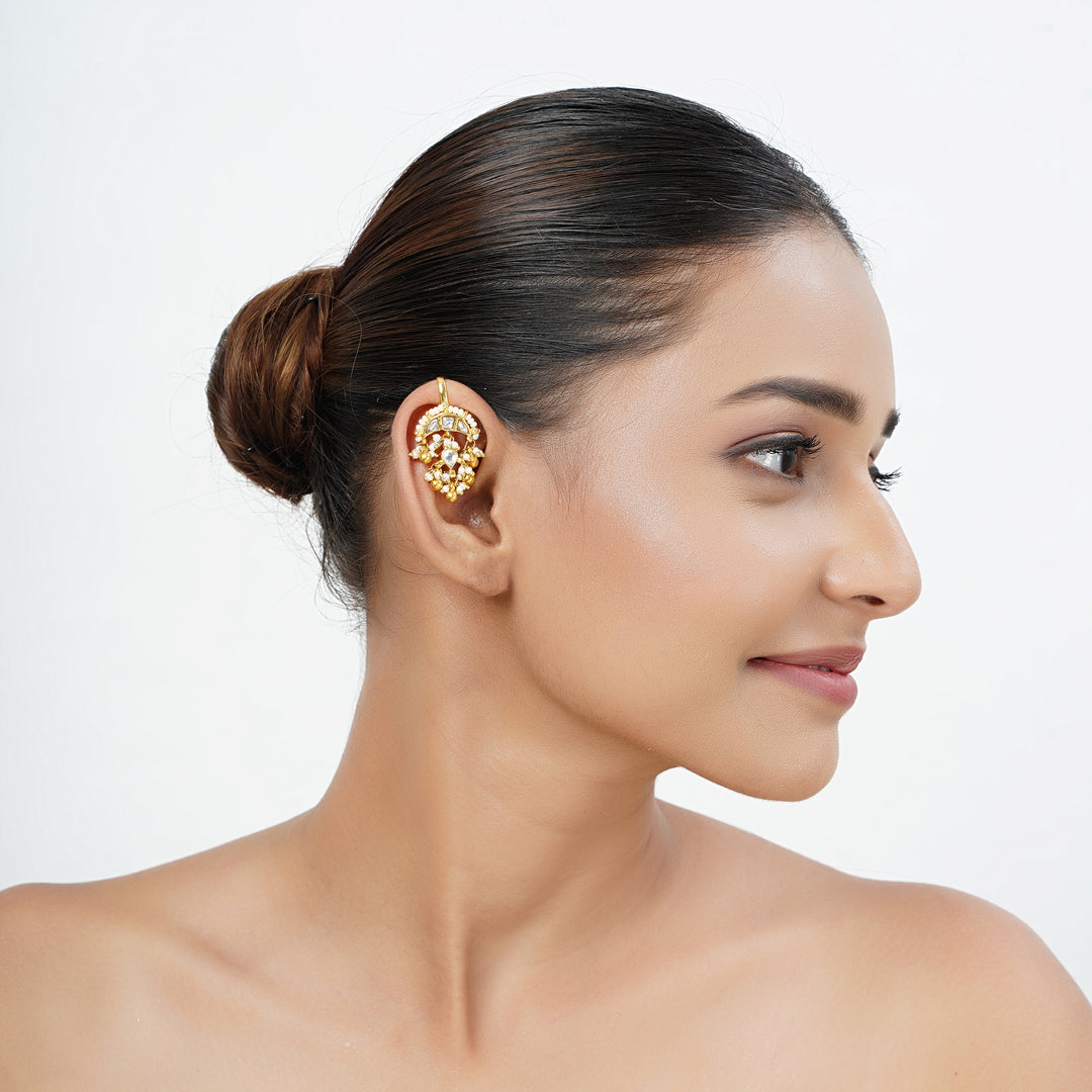 22k Gold Plated Karnika Vamika Earcuff